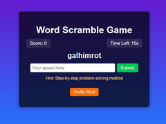 Παιχνίδι Word Scramble Game Challenge