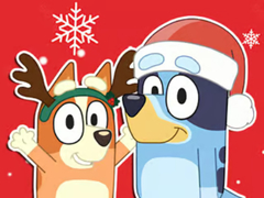 Παιχνίδι Jigsaw Puzzle: Bluey Christmas Gift