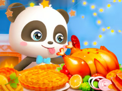 Παιχνίδι Jigsaw Puzzle: Little Panda Thanksgiving Feast