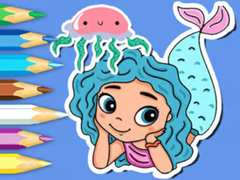 Παιχνίδι Coloring Book: Jellyfish Mermaid