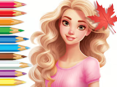 Παιχνίδι Coloring Book: Barbie Autumn Tale