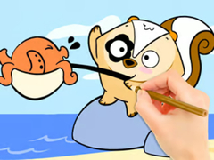 Παιχνίδι Coloring Book: Fishing Surprise