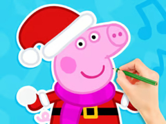 Παιχνίδι Coloring Book: Peppa Pig Snowman