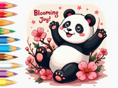 Παιχνίδι Coloring Book: Little Panda Cherry Blossoms