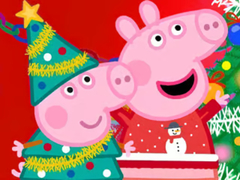 Παιχνίδι Jigsaw Puzzle: Peppa Pig Christmas Preparation