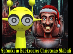 Παιχνίδι Sprunki in Backrooms Christmas Skibidi 