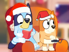 Παιχνίδι Jigsaw Puzzle: Bluey Christmas Party