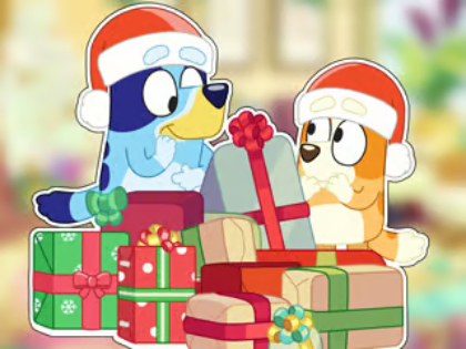 Παζλ: Bluey Christmas Unboxing .