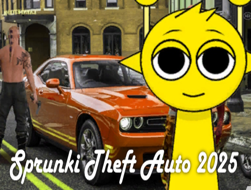 Sprunki Theft Auto 2025.