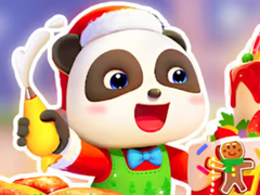 Παιχνίδι Jigsaw Puzzle: Baby Panda Christmas Chef