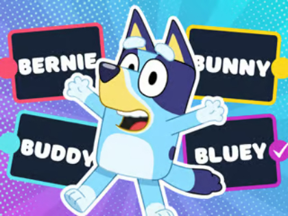 Κουίζ για παιδιά: Κουίζ Bluey Super Fan .