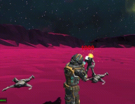 Shooter space zombie