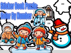 Παιχνίδι Sticker Book Puzzle: Color By Number