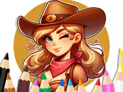 Παιχνίδι Coloring Book: Cowgirl