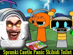 Παιχνίδι Sprunki Castle Panic Skibidi Toilet