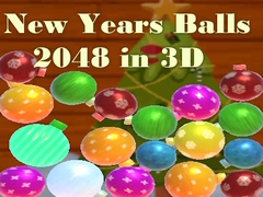 Παιχνίδι New Years Balls 2048 in 3D