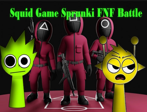 Παιχνίδι Squid Sprunki FNF μάχη