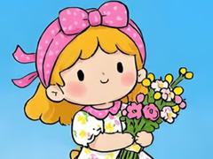 Παιχνίδι Jigsaw Puzzle: Little Flower Girl