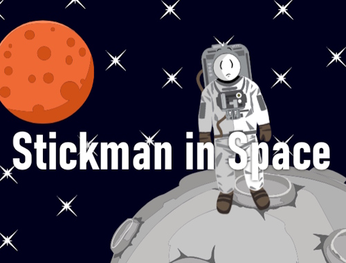Stickman στο διάστημα .