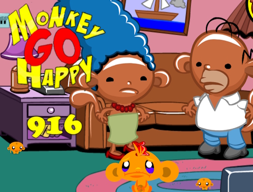 Monkey Go Happy Stage 916.