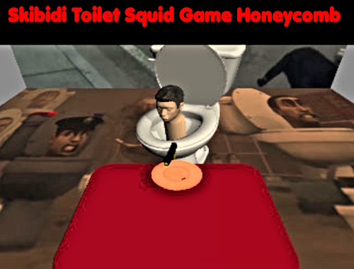 Skibidi τουαλέτα Squid Game Honeycomb .