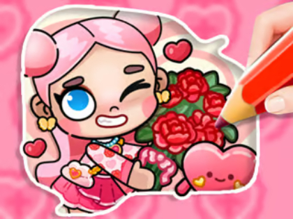 Βιβλίο ζωγραφικής: Avatar Valentine's .