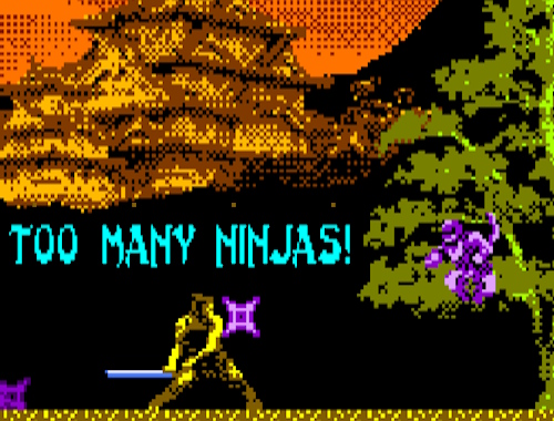 Πάρα πολλά ninjas! .
