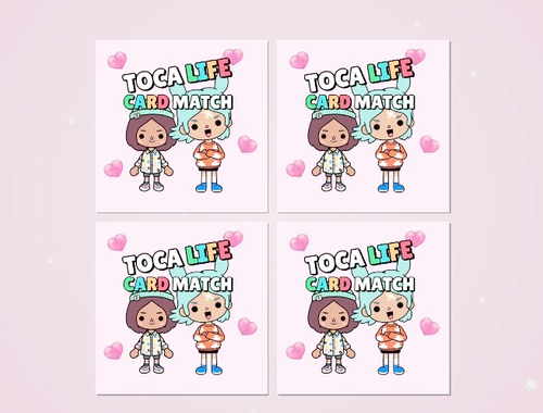 Match Card Memory Toca Life .