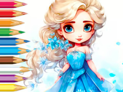 Παιχνίδι Coloring Book: Frozen Princess