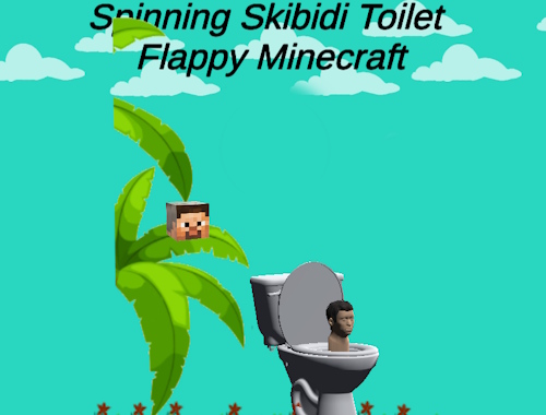 Κλώση skibidi τουαλέτα flappy minecraft .