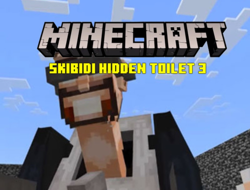 Minecraft Skibidi κρυμμένη τουαλέτα 3 .