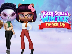 Παιχνίδι Kitty Squad Winter Dress up