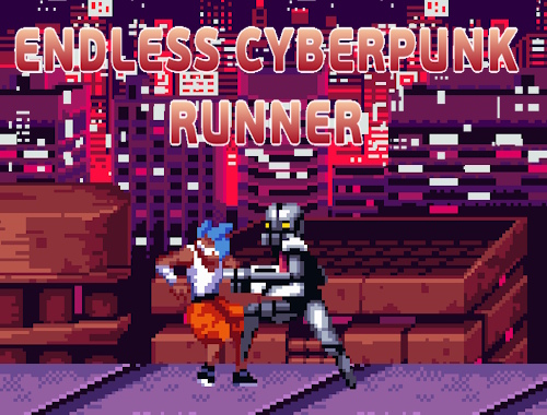 Ατελείωτος δρομέας cyberpunk .