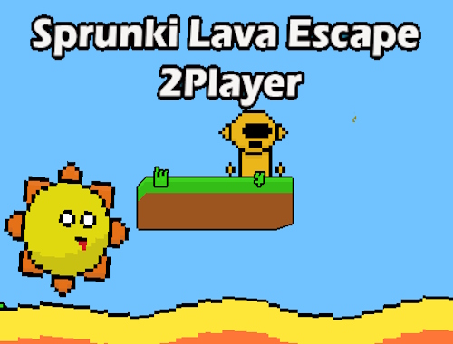 Sprunki Lava Escape 2 παίκτης 