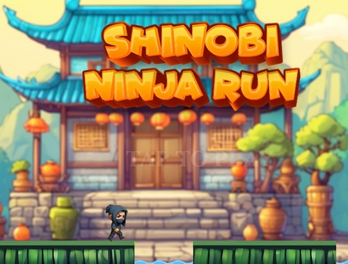 Shinobi ninja τρέχει .