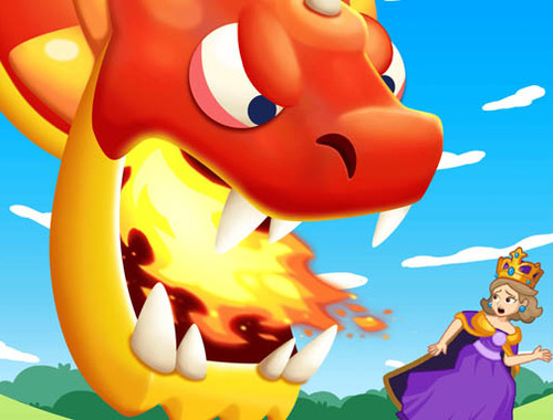 Girl Rescue Dragon .