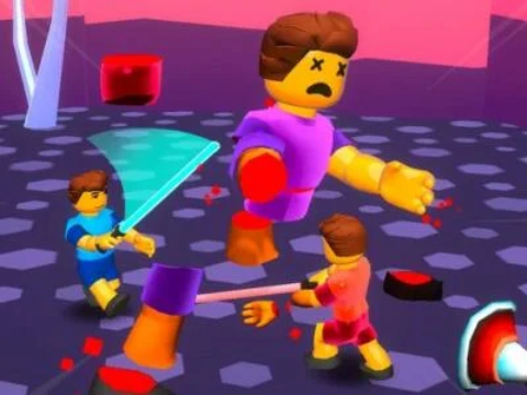 Hero Blocks Arena! Ragdoll Sword Fight .