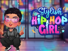 Κομψό κορίτσι hip hop .
