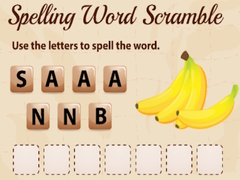 Παιχνίδι Spelling Word Scramble