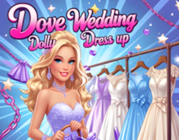 Dove Wedding Dolly ντύνονται .