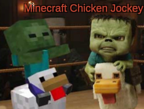 Minecraft κοτόπουλο jockey .
