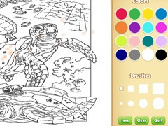 Παιχνίδι Sea Animal Coloring Book