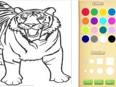 Παιχνίδι Tiger Coloring Book