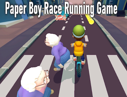 Paper Boy Race τρέξιμο παιχνίδι 