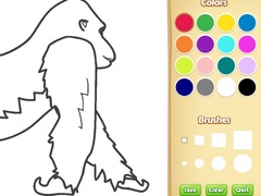 Παιχνίδι Gorilla Coloring Book for Kids