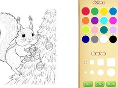 Παιχνίδι Christmas Animal Coloring Book for Kids