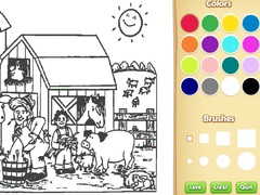 Παιχνίδι Farm Coloring Book For Kids