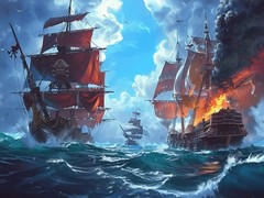 Παιχνίδι Pirate Ships: Build and Fight