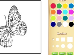 Παιχνίδι Butterflies Coloring Book for Kids