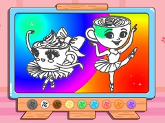 Παιχνίδι Coloring Book: Ballerina Cappuccin